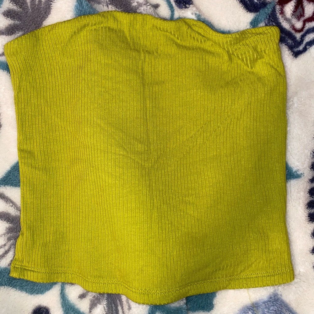Lime green American Eagle tube top